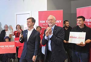 Jeremy Corbyn in Hebden Bridge